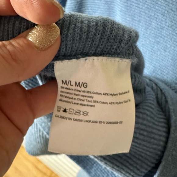 Women’s Lululemon Boxy Cotton-Blend Sweater Size M/L - Picture 3 of 3